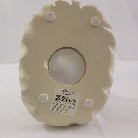 Russ Berrie Baby’s 1st Piggy Bank Money Box Teddy Bear Bassinet Blocks Keepsake - Picture 15 of 16